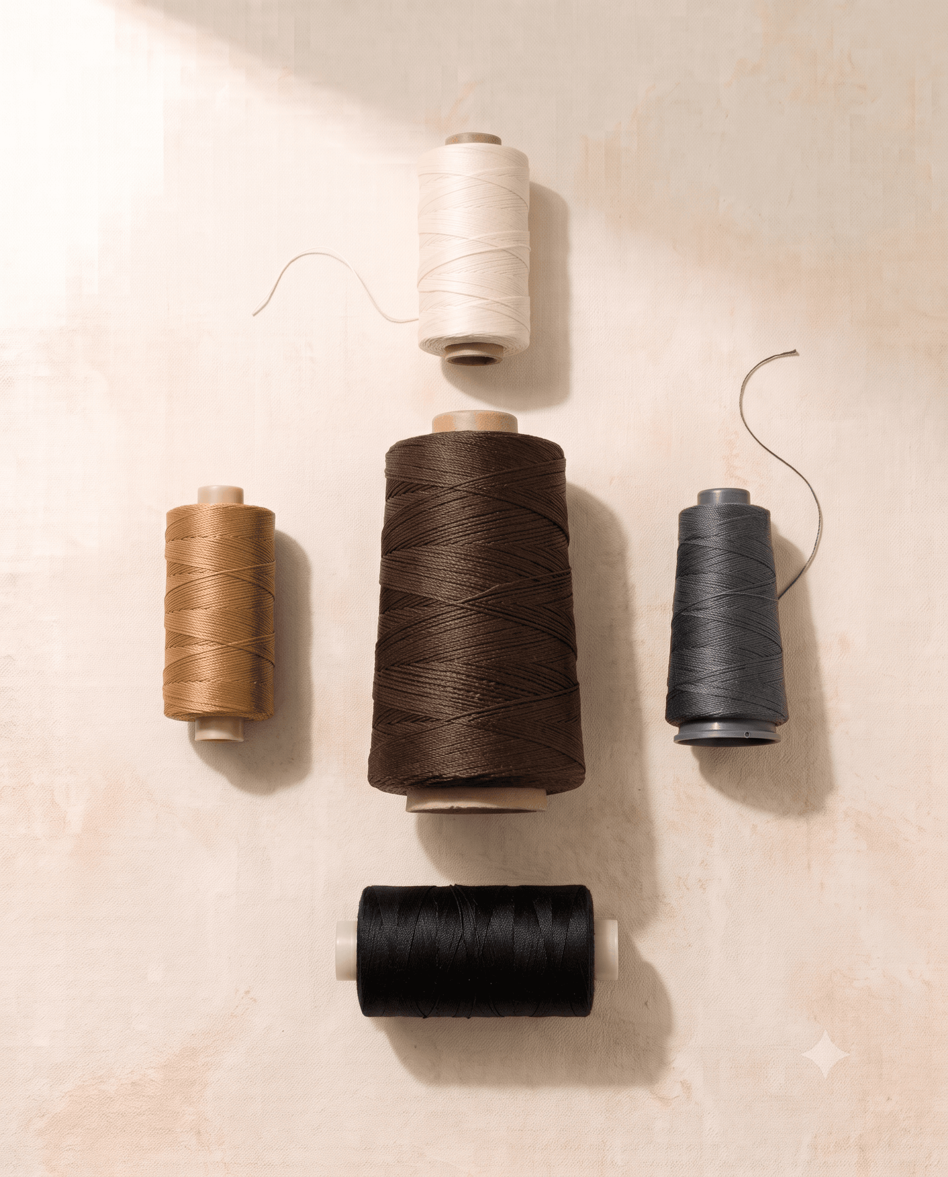 Dayanıklı polyester ve sentetik dikiş iplikleri