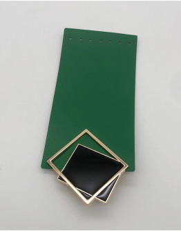 Mini Tokalı Suni Deri Kapak Benetton Yeşil