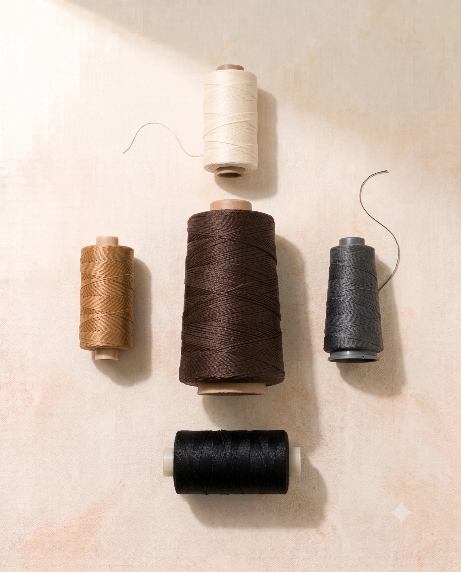 Dayanıklı polyester ve sentetik dikiş iplikleri